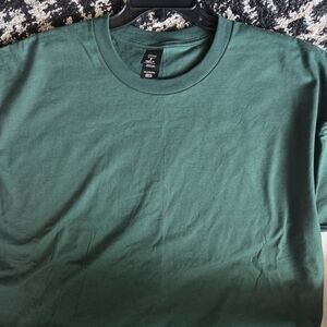 Hanes Deep Forest Green T-Shirt